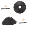 WOONEKY 10pcs Conical Rubber Washers for Toilet Bolts Sealing Rings