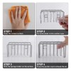 YYPDC Sponge Holder for Kitchen Sink;Suction Cup Sponge Rack Kitchen