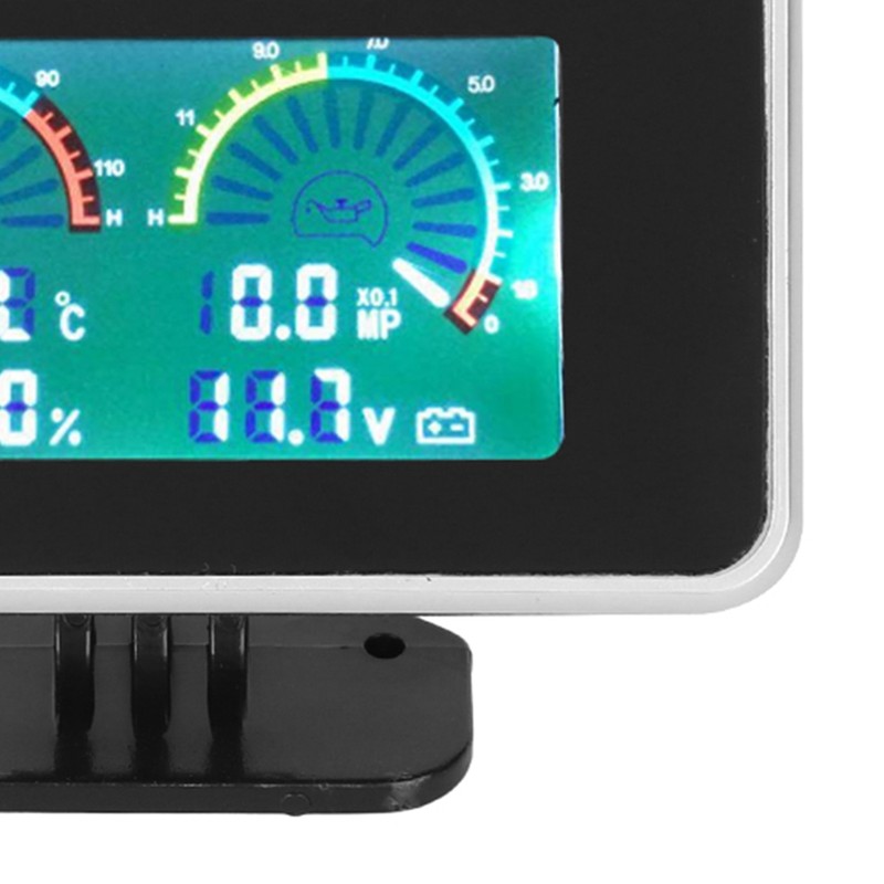 DC 9V-36V 4-In-1 Car LCD Digital Display Voltmeter Fuel Gauge