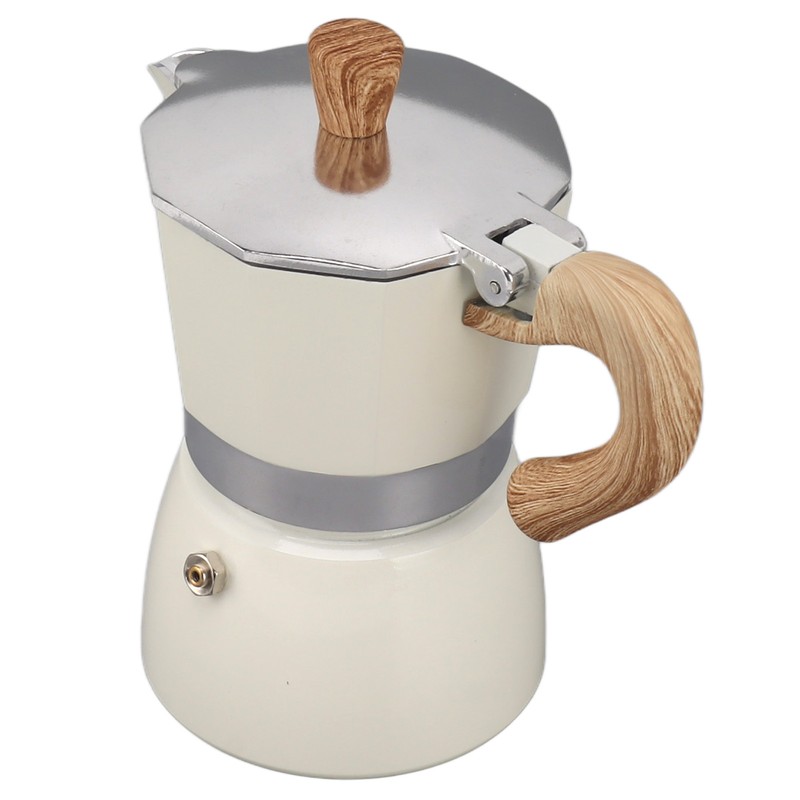 Moka Coffee Pot Octagonal Aluminum Classic Portable Hand Brewing Coffee