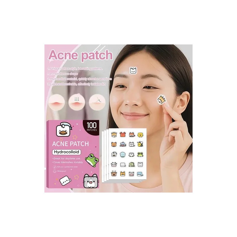 20100pcs Pe Acne Patch Skincare Disposable Cartoon
