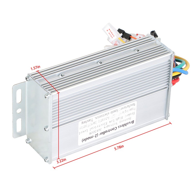 WFLNHB 36V 500W Brushless Electric Motor Speed Square Wave Controller(2-Mode)