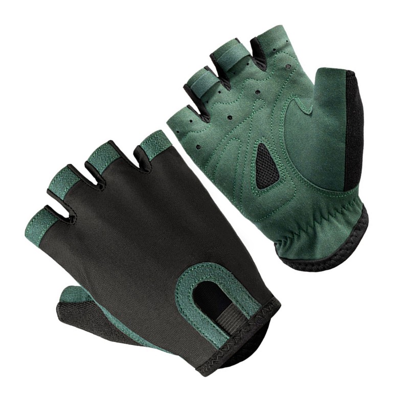 Fingerless Gloves Anti Slip Shock Absorbing Half Finger Gloves for