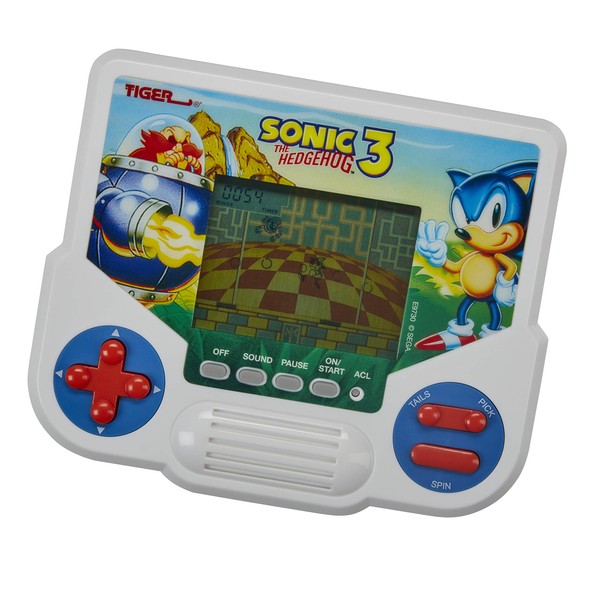 Tiger Electronics Sonic The Hedgehog 3 Electronic LCD Video Game, Retro-Inspired Edition, Handheld 1-Player Game, Ages 8 and Up