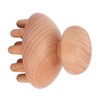 Wood Mushroom Massager Promote Circulation Clear Meridians Portable Manual Massage