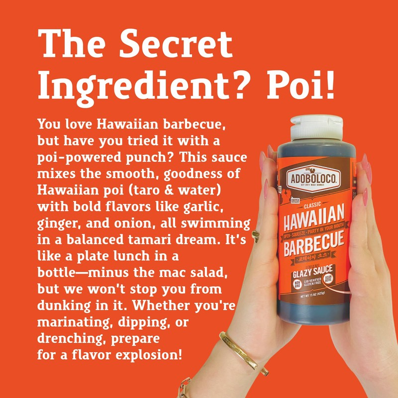 Adoboloco Classic Hawaiian Barbecue Sauce - Gluten Free