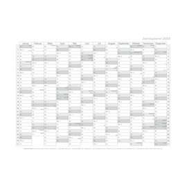 A4+-Leporello/Folding Planner/Wall Planner (No Booklet) | Annual Calendar Year Planner 2025 (H 297 mm x W 210 mm) Two Views Horizontal and Vertical