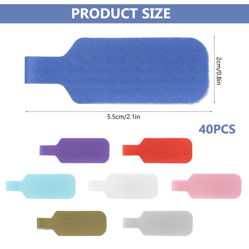 Pack of 40 Cable Labels, Multicoloured Cable Labels, Cable Labelling