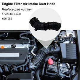 LOCOZI Air Intake Hose Compatible with Honda Accord 2.4L L4 2008-2012 Replaces # 17228-R40-A00 696-052 | with 1 air filter