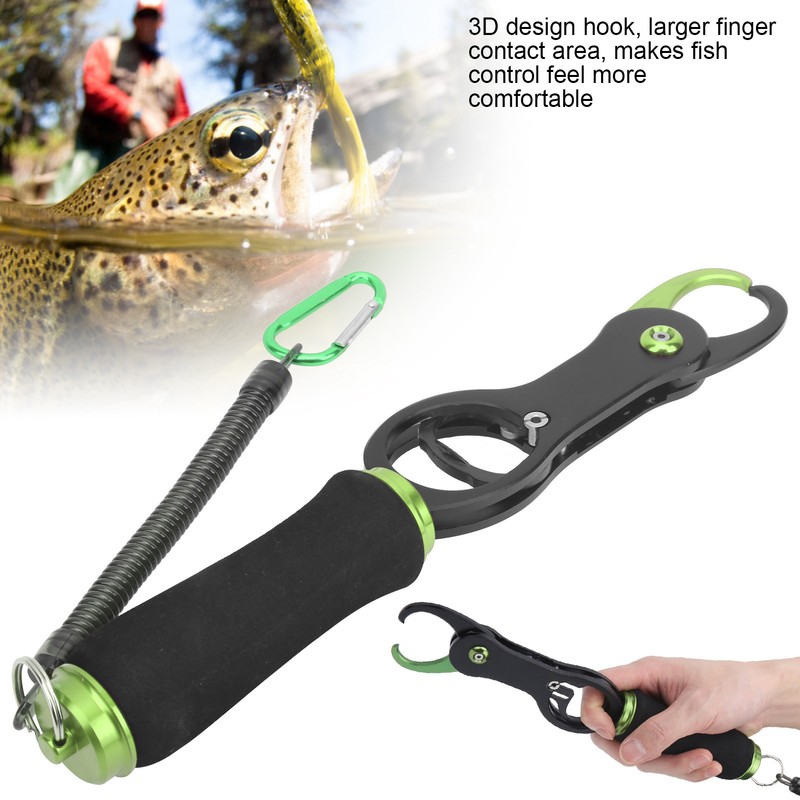 Fish Lip Grip Aluminum Fish Controller EVA Handles Fishing Control