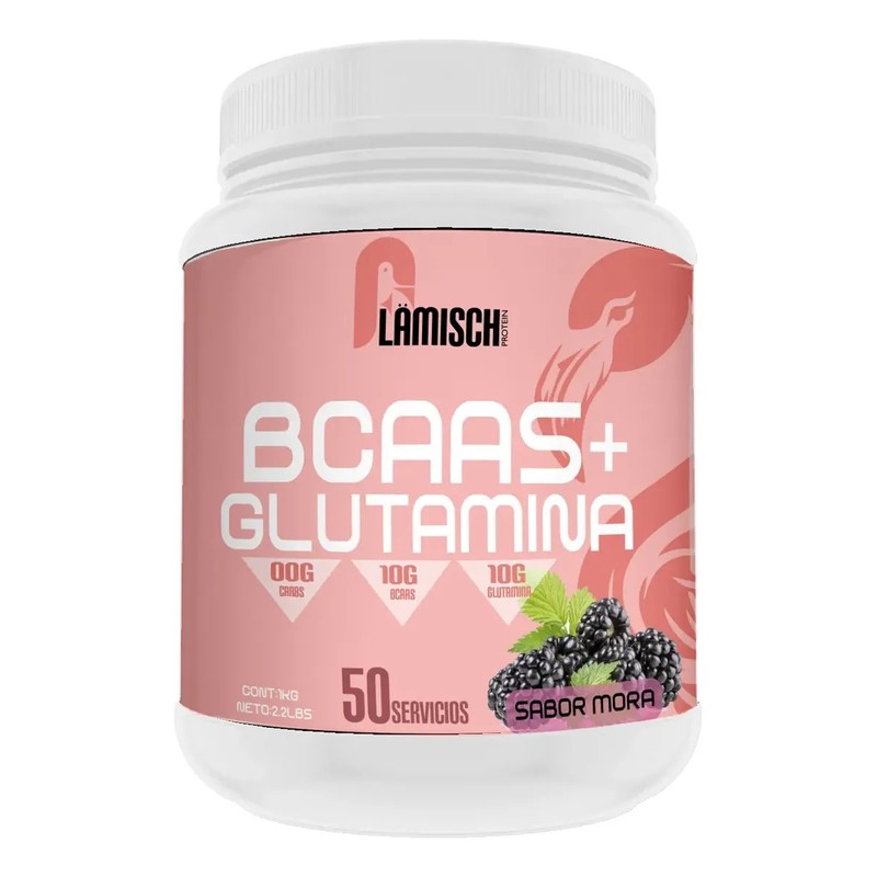 Aminoácidos Bcaas Glutamina Flamish 1kg Varios Sabores