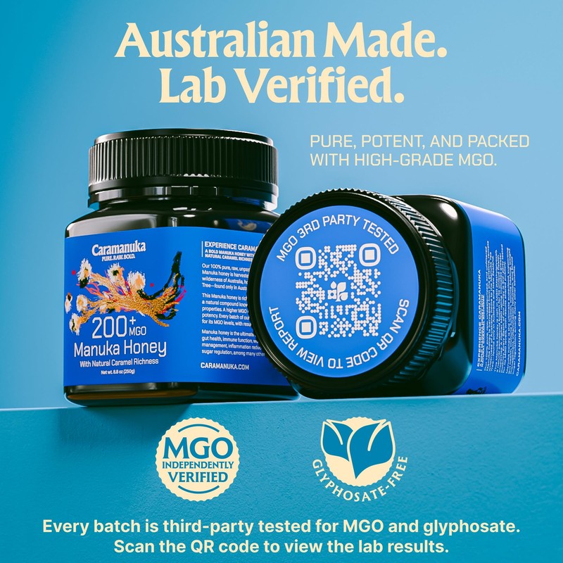 Caramanuka Manuka Honey MGO 200 – 100% Raw & Unfiltered