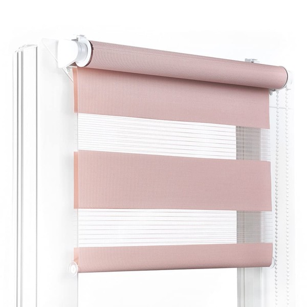 Fenster DEKOR - Roller Blinds for Windows Bleach Pink -