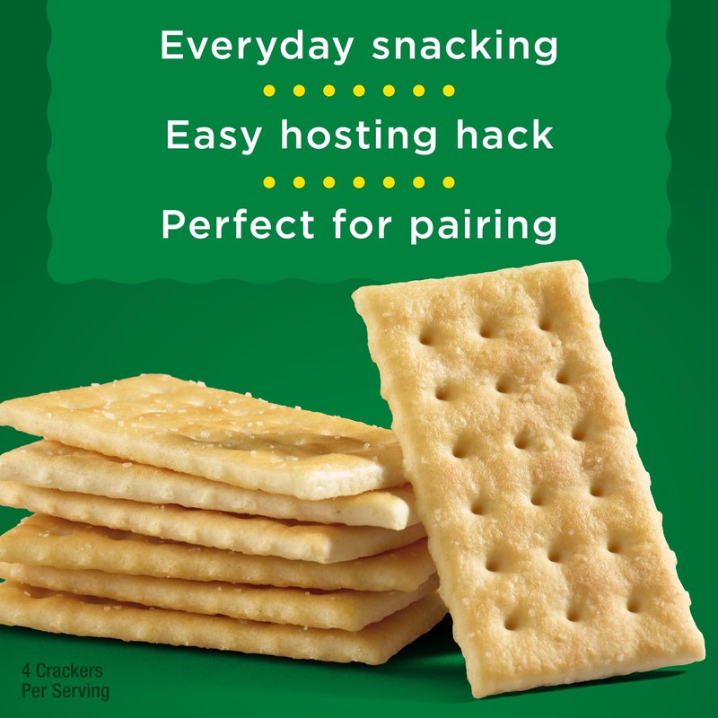 Kellogg's Club Crackers Reduced Fat, Lunch Box Snacks, 11.7oz Box