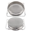 Big Stainless Steel Double Layer Honey Sieve Strainer Filter Set