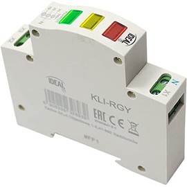 Voltage display for rail TH35