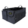 Auto Joe ATJ-CTSO-BLK Collapsible Auto Storage Organizer w/ Anchor Straps and Togle Fasteners for Hold Security, Adjustable Strap, Rip Resistant , Black