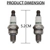 FLMLF High performance spark plugs（2pcs) CMR7H For Zenoah ChongYang Rovan