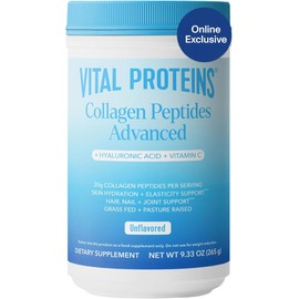 Vital Proteins Collagen Peptides Powder Advanced with Hyaluronic Acid &amp; Vitamin