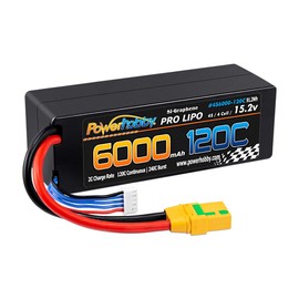 Powerhobby 4s 15.2v 6000MAH 120C Graphene + HV Lipo Battery w XT90 Plug HC