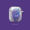 UnnFiko Bling Quicksand Case Compatible with AirPods 1/2, Cute Sparkle