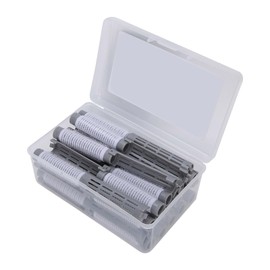 Perm Rod, 20Pcs Hair Rollers Curler Small Professional Hair Curling Styling Hairdressing Tool Kit Root Perming Rods for Short and Long Hair (Grey)