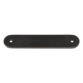 GlideRite 4-3/4" Rounded Backplate 3-3/4" 96mm Center-Center, Oil Rubbed Bronze - 5343-96-ORB-10