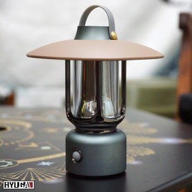 L-99 LED Mini Camping Lantern IPX4, Type-C Rechargeable Lamp, 5 Modes, Emergency Flashlight, Decoration, Outdoor Portable Light HYUGA (Grey)