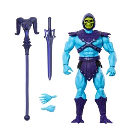 Masters of the Universe Masterverse Skeletor Vintage Collection 18 cm Action Figure with Accessories Sword and Staff - Blue and Purple