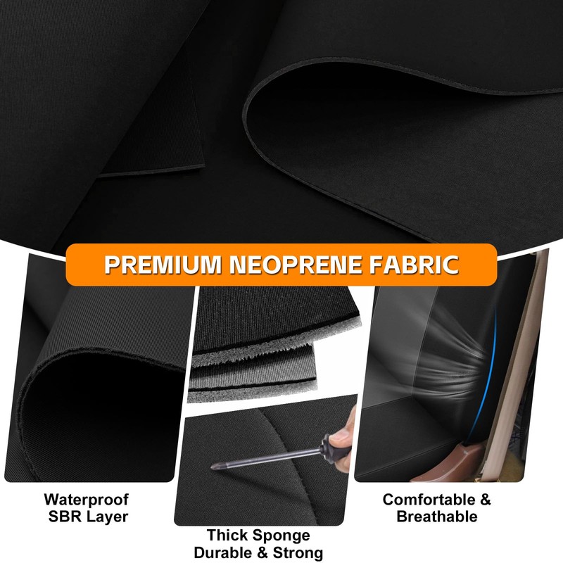 Kistrba Truck Seat Cover Compatible with 1973-1999 Chevy Full-Size Trucks,