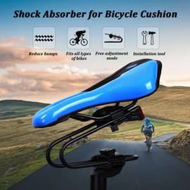 Shock Absorbing Saddle Spring Bicycle Seat Post Damper Bicycle Saddle Suspension Seat Post Shock Absorber Bicycle Accessories Spring Device Shock Absorbing Saddle Spring Device for MTB Road Bike