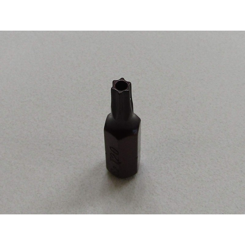 2x T20 Torx Security 25mm 1/4" Hex Shank Screwdriver Bit