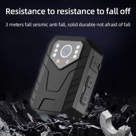 4K Clip Camera, 4K Body Portable Camera with Clips, Portable Night Vision, Motion Detection, Back Clip Design, for Security Patrol Ride Recording
