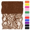Swpeet 5 Yard by 3.15" Wide Black Lace Fabric Stretch