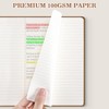 OMEYA Hardcover Journal Notebooks for Work: 4 Pack, A5 100gsm