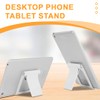 TEOZBLU Tablet Holder, Portable Stand with Adjustable Viewing Angle for