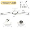 Gopbod Lid Support Hinge 2 Pack Heavy Duty Folding Lid