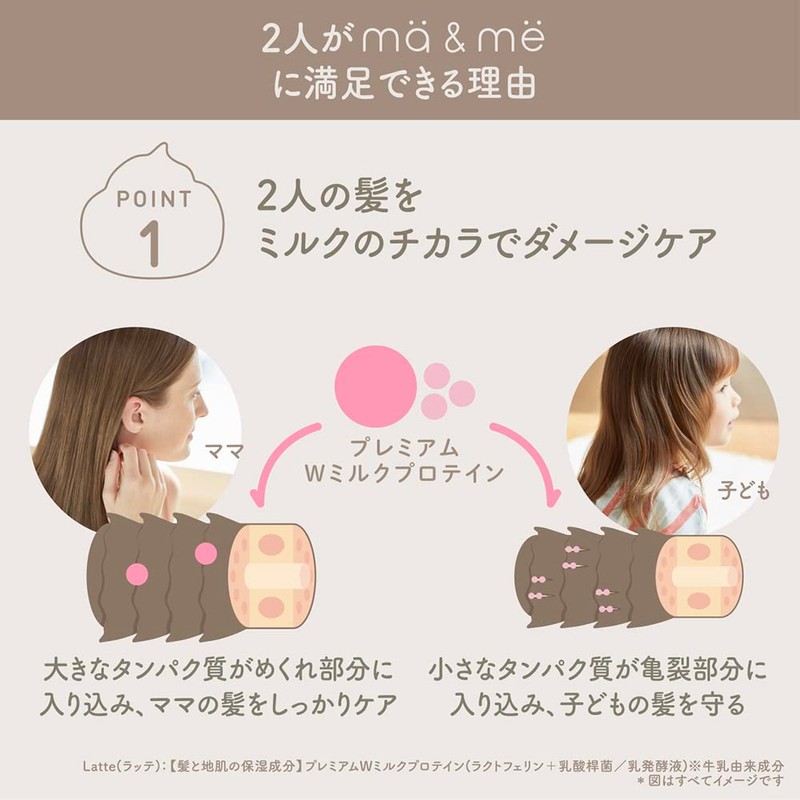 Mar & Me Moist Repair Shampoo for Parents and Children,