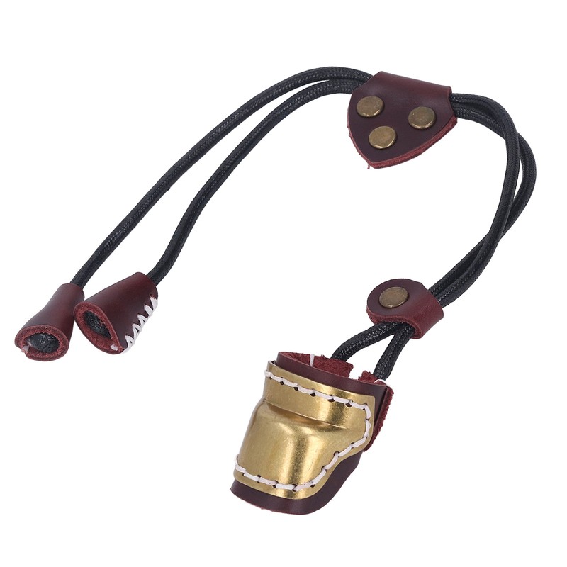 Archery Leather Finger Guard Comfortable Regulating Ergonomic Simple Use Archery