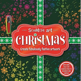 Christmas: Adult Scratch Art Activity Book