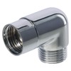 iuniq 90 Degree Shower Head Elbow Adapter Durable Sliver Shower