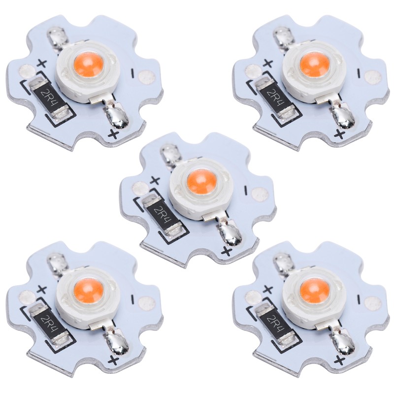 25Pcs 5V LED Chips 200LM 3W High Power LED Lamp