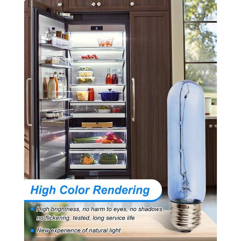 ULXIOM 7006999 Lamp Glass Bulb Fit for Sub-Zero Refrigerator Light