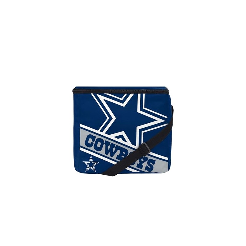 FOCO Dallas Cowboys Big Logo Stripe 12 Pack Cooler