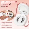 Higu clace Magnetic-Eyelashes, Soft Reusable Magnetic-Eyelashes with Applicator No Glue