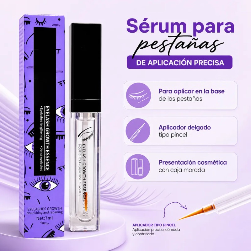 Suero Para El Crecimiento De Las Pestañas, Suero Natural
