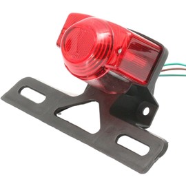 FJmark Motorcycle Tail Lamp Universal Monkey Gorilla Ape Joker Zoomer ape with Valve 12V Solo Old Car Dress Up Custom