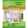 Zabaglione Orange Brazilian Coffee (Gourmet, Naturally Flavored, Whole Coffee Beans)