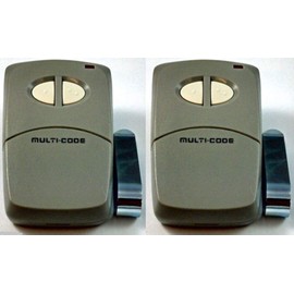 4120 2PACK Linear Multi-Code 2-Button Remote multicode MCS412001 300mh 3089 1090