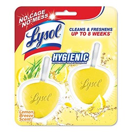 Lysol No Mess Automatic Toilet Bowl Cleaner, Citrus, 2 Count (Pack of 2)